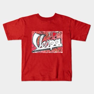 l love Vespa - 2 Kids T-Shirt